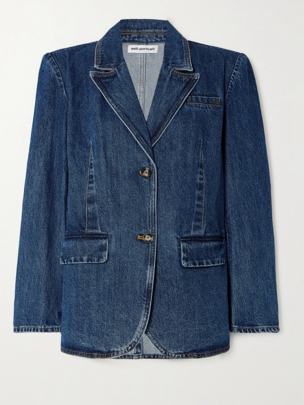 SELF-PORTRAIT
Denim blazer
Mid denim